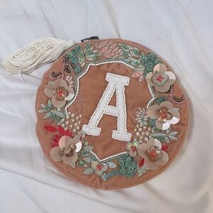 Anna Harlow Anthropologie Initial Pouch